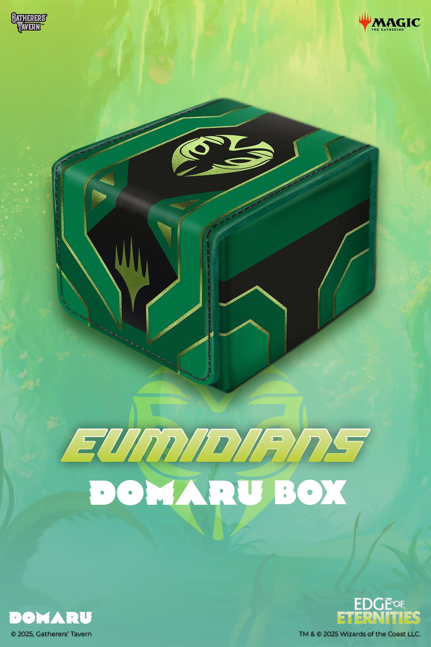 Gatherer’s Tavern Edge of Eternities Domaru Deck Box - Eumidians - A Muse N Games